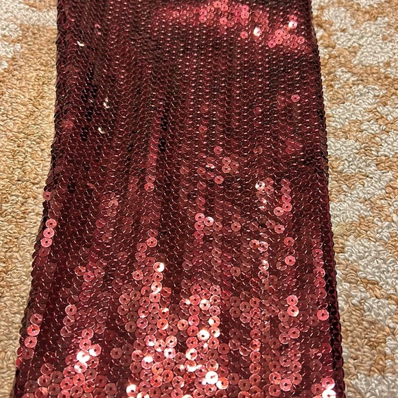 WOW Couture sequin pants size small maroon - Picture 5 of 6